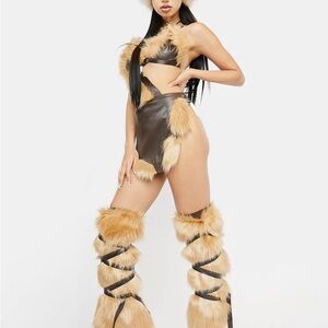 HUNTER GATHERER CAVE WOMAN COSTUME